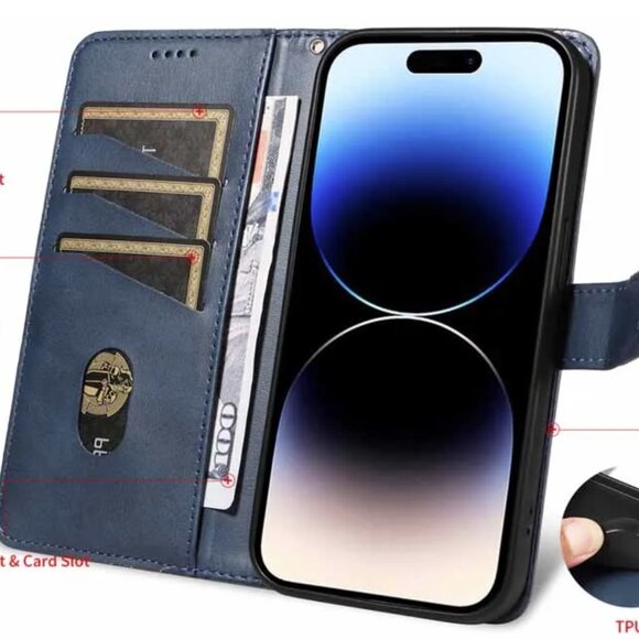 PU Leather Samsung J5 Prime cellphone case - Picture 7 of 7